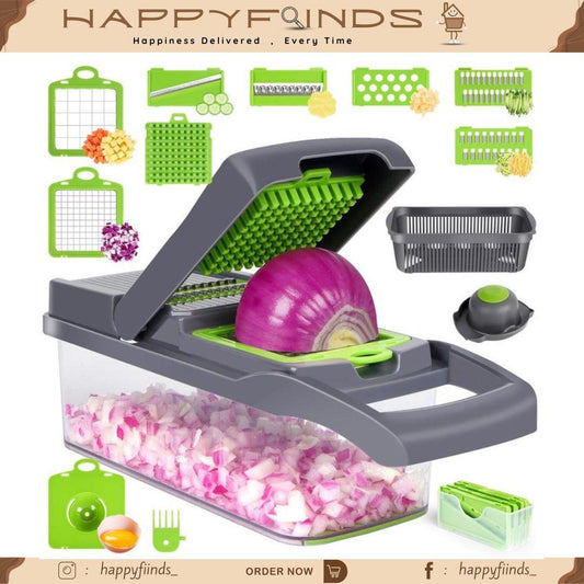 16-in-1 Multifunctional Vegetable Chopper