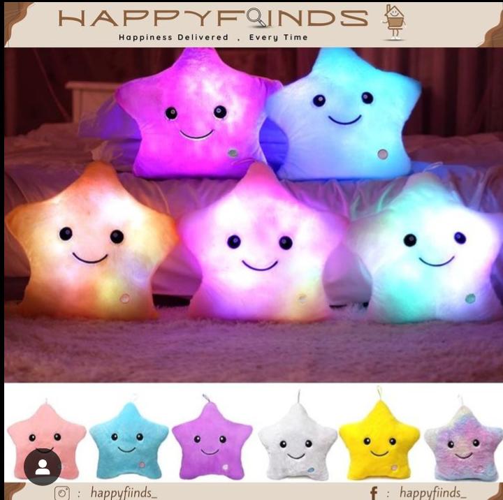 Luminous LED Star Pillow! ✨